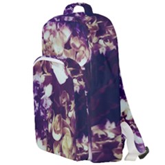 Soft Purple Hydrangeas Double Compartment Backpack by okhismakingart