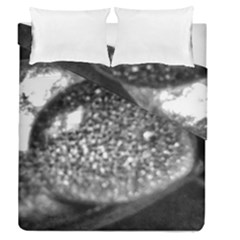 Black-and-white Water Droplet Duvet Cover Double Side (queen Size)