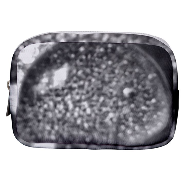 Black-and-White Water Droplet Make Up Pouch (Small)