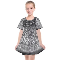 Black-and-white Water Droplet Kids  Smock Dress by okhismakingart