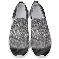 Black-and-white Water Droplet Men s Slip On Sneakers