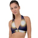 Bright Star Version One Halter Plunge Bikini Top View1