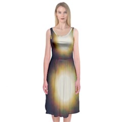 Bright Star Version One Midi Sleeveless Dress by okhismakingart