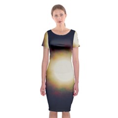 Bright Star Version One Classic Short Sleeve Midi Dress by okhismakingart