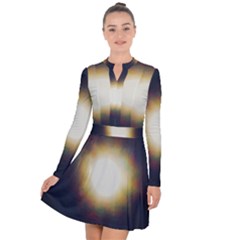 Bright Star Version One Long Sleeve Panel Dress by okhismakingart