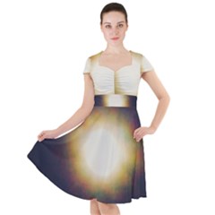 Bright Star Version One Cap Sleeve Midi Dress by okhismakingart