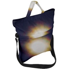 Bright Star Version One Fold Over Handle Tote Bag