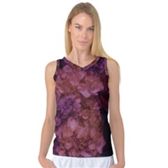 Pink Hydrangeas Women s Basketball Tank Top by okhismakingart