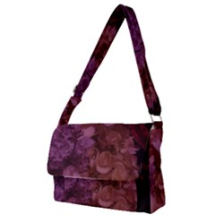 Pink Hydrangeas Full Print Messenger Bag