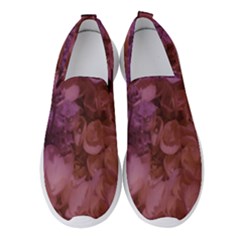 Pink Hydrangeas Women s Slip On Sneakers