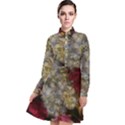 Hydrangea Arrangement II Long Sleeve Chiffon Shirt Dress View1