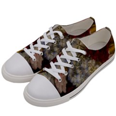 Hydrangea Arrangement Ii Women s Low Top Canvas Sneakers by okhismakingart