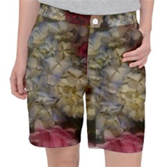 Hydrangea Arrangement Ii Pocket Shorts by okhismakingart