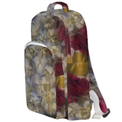 Hydrangea Arrangement Ii Double Compartment Backpack