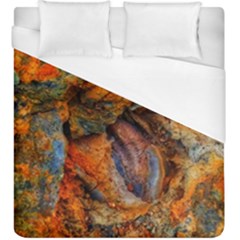 Rainbow Fossil Duvet Cover (king Size) by okhismakingart