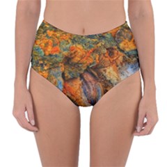 Rainbow Fossil Reversible High-waist Bikini Bottoms by okhismakingart