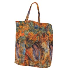 Rainbow Fossil Giant Grocery Tote by okhismakingart