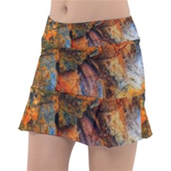 Rainbow Fossil Tennis Skirt by okhismakingart