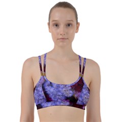 Hydrangea Arrangement Ii (blue Tint) Line Them Up Sports Bra by okhismakingart