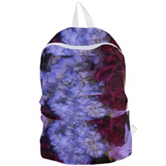 Hydrangea Arrangement Ii (blue Tint) Foldable Lightweight Backpack by okhismakingart