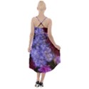 Hydrangea Arrangement II (Blue Tint) High-Low Halter Chiffon Dress  View2