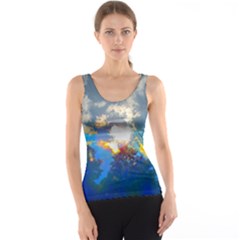 Broken Sky Tank Top by okhismakingart