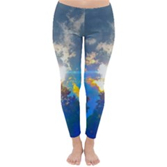 Broken Sky Classic Winter Leggings by okhismakingart