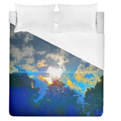 Broken Sky Duvet Cover (queen Size) by okhismakingart