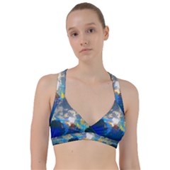 Broken Sky Sweetheart Sports Bra by okhismakingart