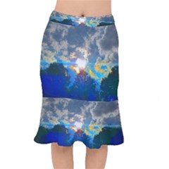 Broken Sky Mermaid Skirt by okhismakingart