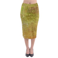 Lake Reflection Midi Pencil Skirt by okhismakingart