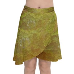 Lake Reflection Chiffon Wrap Front Skirt by okhismakingart