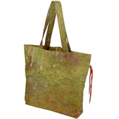 Lake Reflection Drawstring Tote Bag