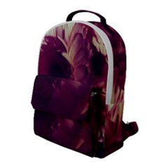 Purple Highlighted Flowers Flap Pocket Backpack (large) by okhismakingart