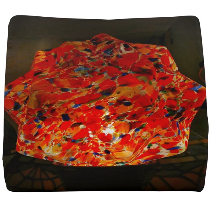 Glowing Stained Glass Lamp Seat Cushion