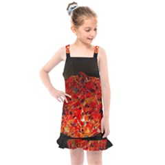 Glowing Stained Glass Lamp Kids  Overall Dress