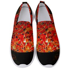 Glowing Stained Glass Lamp Men s Slip On Sneakers