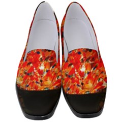 Glowing Stained Glass Lamp Women s Classic Loafer Heels