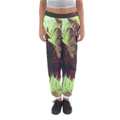 Green Glowing Flower Women s Jogger Sweatpants by okhismakingart