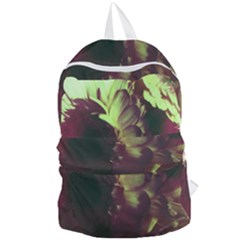 Green Glowing Flower Foldable Lightweight Backpack by okhismakingart