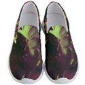 Green Glowing Flower Men s Lightweight Slip Ons View1