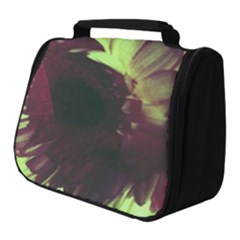 Green Glowing Flower Full Print Travel Pouch (small)