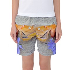 Moth And Chicory Women s Basketball Shorts by okhismakingart