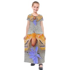 Moth And Chicory Kids  Short Sleeve Maxi Dress