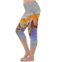 Moth and Chicory Lightweight Velour Capri Yoga Leggings View2