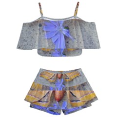 Moth And Chicory Kids  Off Shoulder Skirt Bikini by okhismakingart