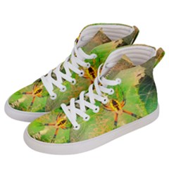 Orb Spider Men s Hi-top Skate Sneakers by okhismakingart