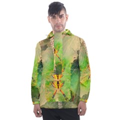 Orb Spider Men s Front Pocket Pullover Windbreaker