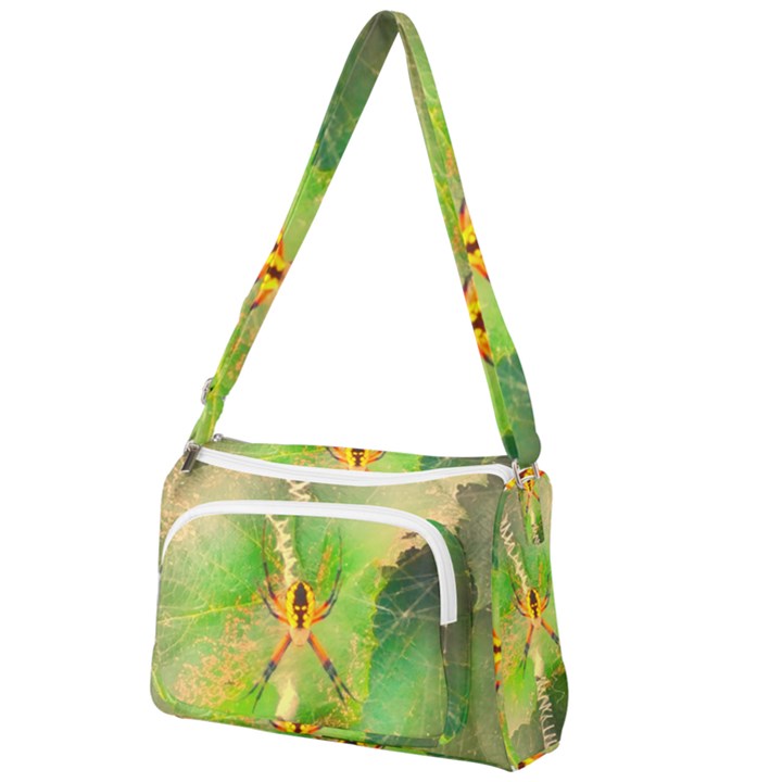 Orb Spider Front Pocket Crossbody Bag