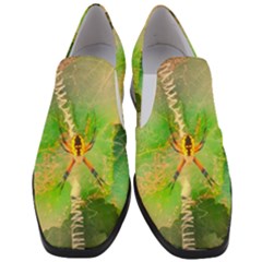 Orb Spider Slip On Heel Loafers by okhismakingart